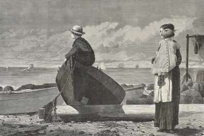 Papà sta arrivando! da Winslow Homer
